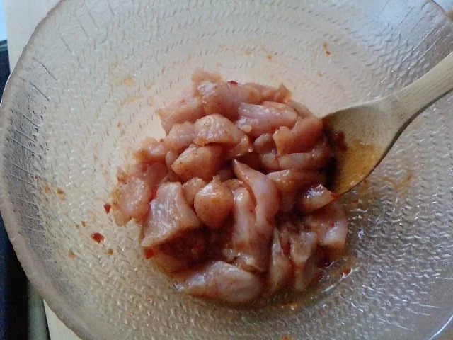 Rezept: Verkohlte chinesische scharfe Pute Bild Nr. 3 Verkohlte chinesische scharfe Pute - Rezept - Bild Nr. 3