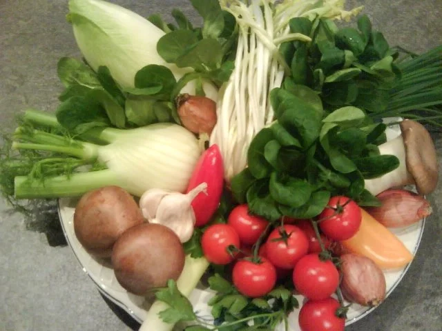 Rezept: Salat/ Frühlingseinzug im Hexenhaus Bild Nr. 3 Salat/ Frühlingseinzug im Hexenhaus - Rezept - Bild Nr. 3