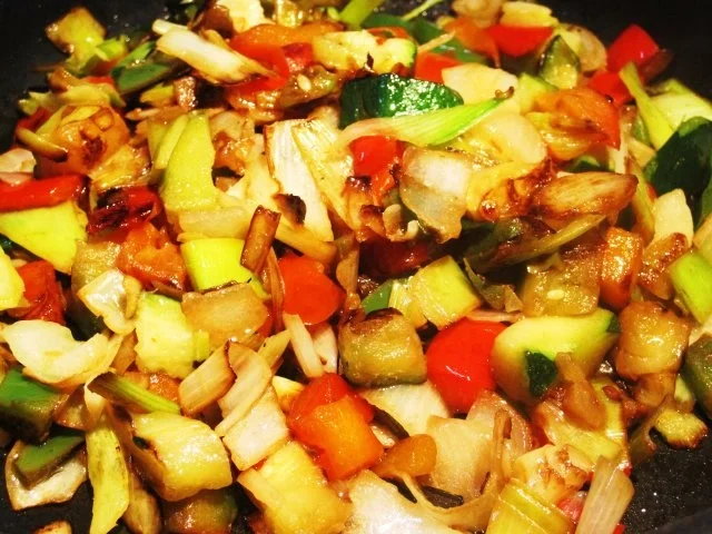 Rezept: Spanisches Pfannengemüse Bild Nr. 4 Spanisches Pfannengemüse - Rezept - Bild Nr. 4