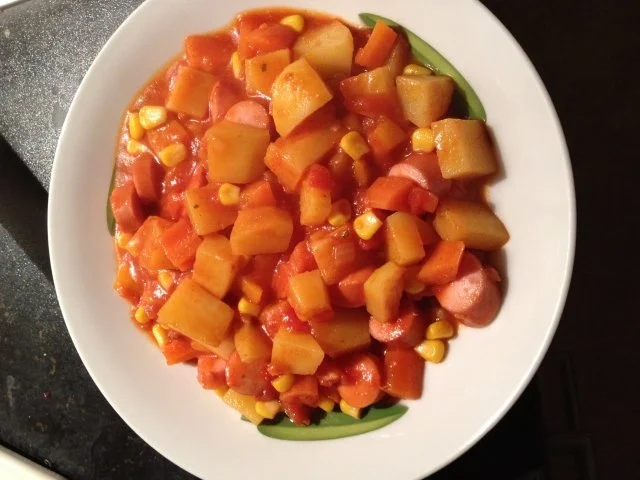 Kartoffelgulasch mit Wiener - Rezept - Bild Nr. 4
