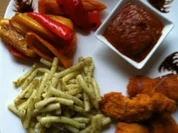 SWEET Paprika mit Nudeln und Scharfer-Soße - Rezept - Bild Nr. 2