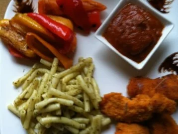 SWEET Paprika mit Nudeln und Scharfer-Soße - Rezept - Bild Nr. 8