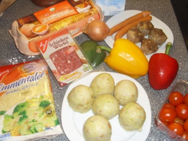 Rezept: Restepfanne mit Klößen Bild Nr. 2 Restepfanne mit Klößen - Rezept - Bild Nr. 2