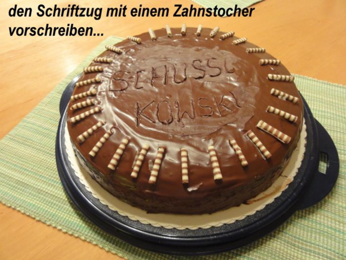 Rührteig:  SCHOKOKUCHEN à la Sacher - Rezept - Bild Nr. 9