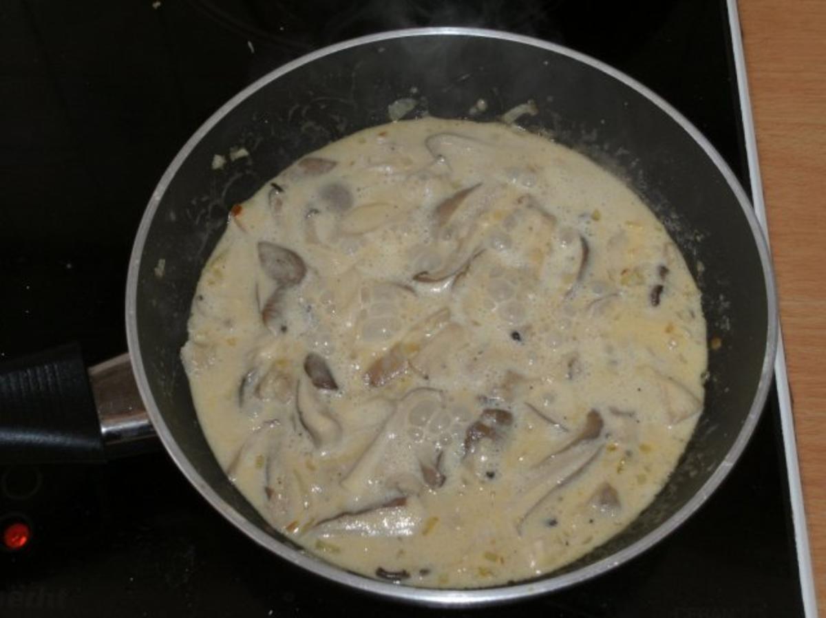 Pilze: Austernpilze  in Senf – Sahne – Sauce - Rezept - Bild Nr. 3