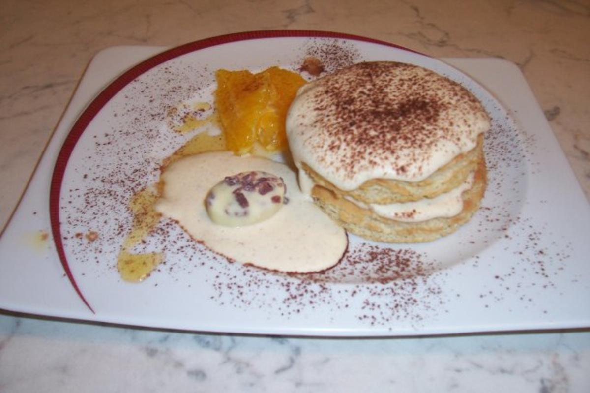 Bisquit mit Zimt-Orangen-Mascarponecréme - Rezept - kochbar.de