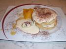 Bisquit mit Zimt-Orangen-Mascarponecréme - Rezept