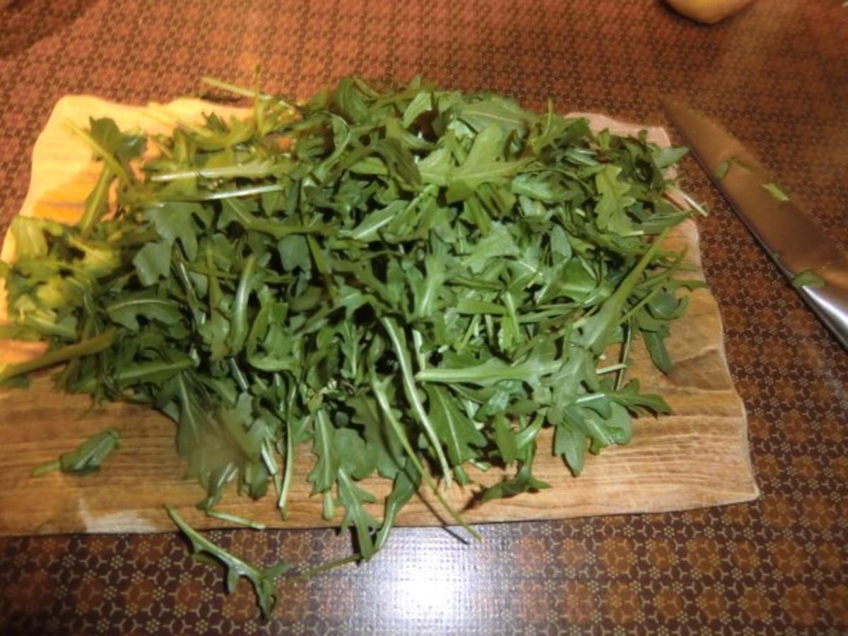 Tagliatelle mit Rucola, Lachs und Scampis - schnell &amp; einfach - 191 ...