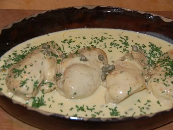 POCHIERTE HÄHNCHENBRUST IN WEISSWEIN - KAPERNSAUCE - Rezept - Bild Nr. 14
