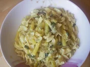 C: Kürbis Käse Fleckerl - Rezept