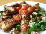 Meeresfrüchte auf Salat - Rezept