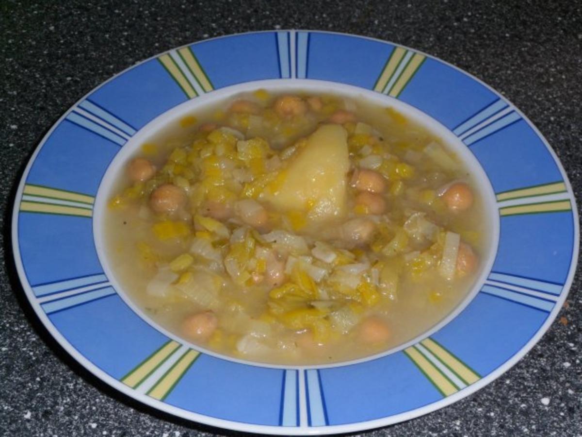 Kichererbsen - Lauch - Suppe - Rezept
