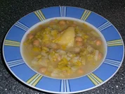 Kichererbsen - Lauch - Suppe - Rezept