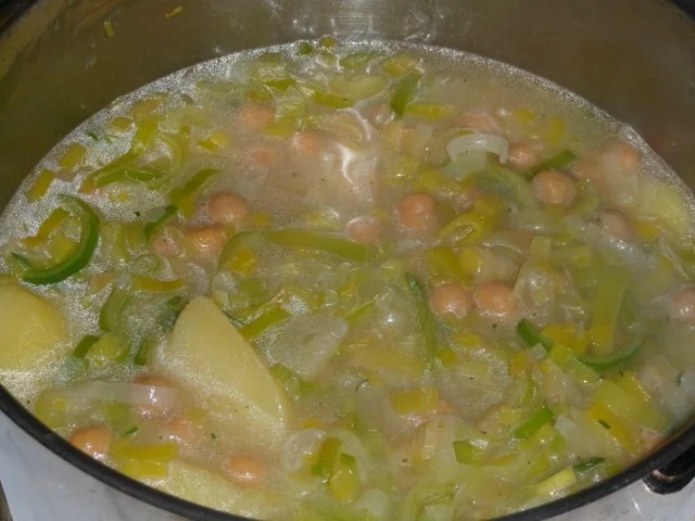 Kichererbsen - Lauch - Suppe - Rezept - Bild Nr. 9