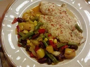 Rezept: Tilapia liegt im Dunst des Rio Grande Tilapia liegt im Dunst des Rio Grande - Rezept