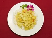 Alu phul gobhi paneer sabji (Blumenkohl und Kartoffeln mit frittiertem Frischkäse – Claudia Hiersche) - Rezept