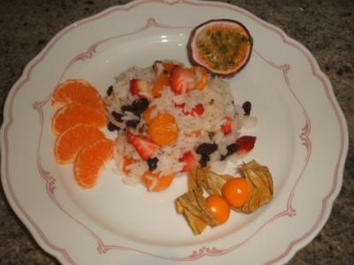 Dessert: Süßer Reissalat - Rezept