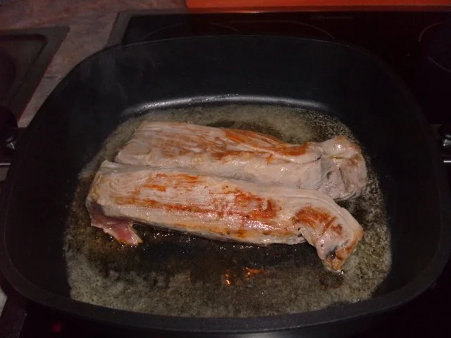 Rezept: Schweinefilet mit Pfifferling-Champignon-Rahmsoße Bild Nr. 4 Schweinefilet mit Pfifferling-Champignon-Rahmsoße - Rezept - Bild Nr. 4