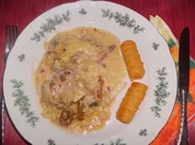 Schweinefilet mit Pfifferling-Champignon-Rahmsoße - Rezept