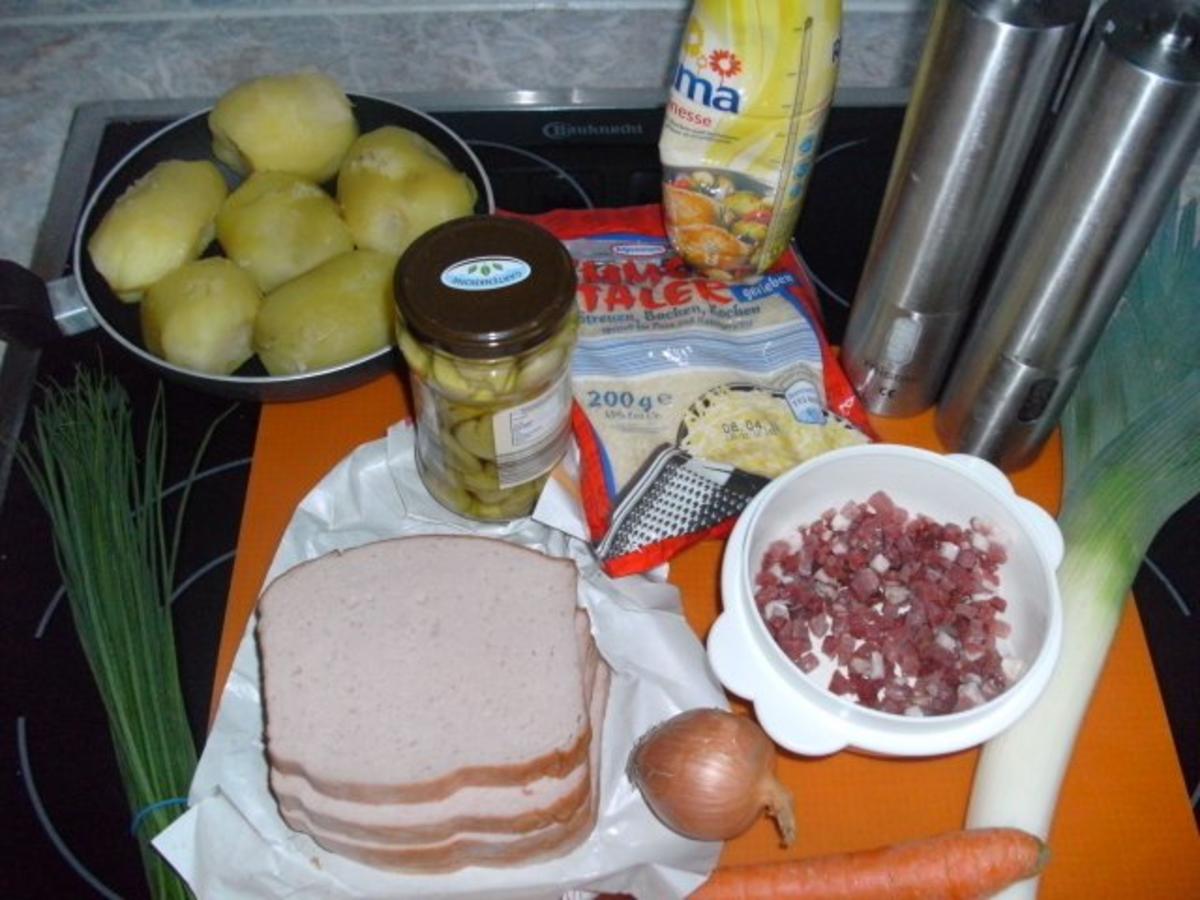 Kartoffel Käse Pfanne - einfach - 197 kcal/100g
