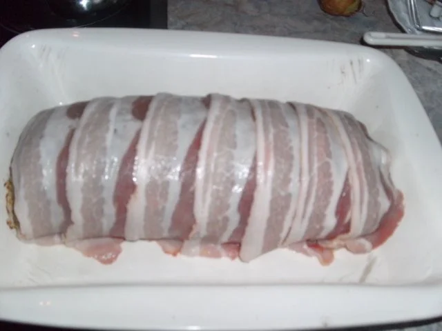 Hackrolle  - gefüllt und eingewickelt - - Rezept - Bild Nr. 12