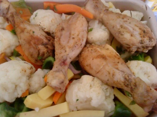 Rezept: Zwergi's Haehnchenpfanne kunterbunt Bild Nr. 7 Zwergi's Haehnchenpfanne kunterbunt - Rezept - Bild Nr. 7