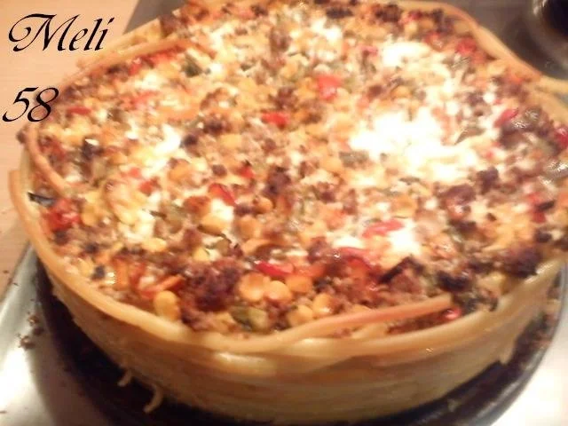 Rezept: Pikantes Backen: Makkaroni Hack-Torte Bild Nr. 4 Pikantes Backen: Makkaroni Hack-Torte - Rezept - Bild Nr. 4