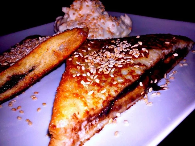 Rezept: Bananensandwich mit Mascarponecreme Bild Nr. 3 Bananensandwich mit Mascarponecreme - Rezept - Bild Nr. 3