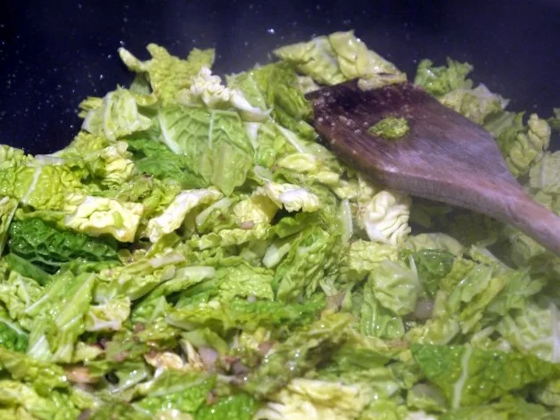 Wirsing-Hähnchen-Pfanne - Rezept - Bild Nr. 5