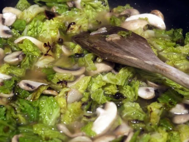 Wirsing-Hähnchen-Pfanne - Rezept - Bild Nr. 7