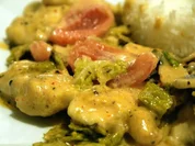 Wirsing-Hähnchen-Pfanne - Rezept