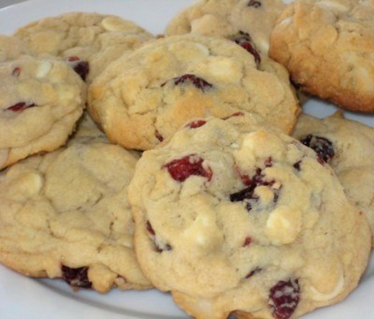 Bilder für Macadamia-Cranberry-Cookies - Rezept