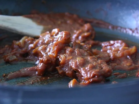 Tomaten - Feigen - Sauce mit Nudeln - Rezept - Bild Nr. 2