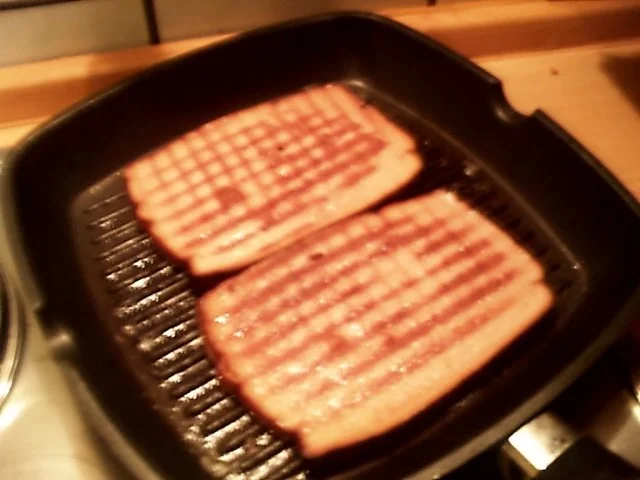 Leberkäse mit Mozzarella und Paprika - Rezept - Bild Nr. 3