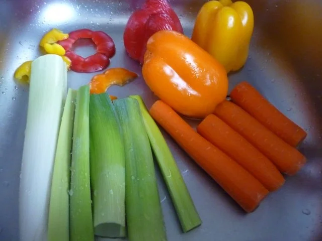 Rezept: Fleischlos : Gemüsepfanne an Naturreis Bild Nr. 2 Fleischlos : Gemüsepfanne an Naturreis - Rezept - Bild Nr. 2