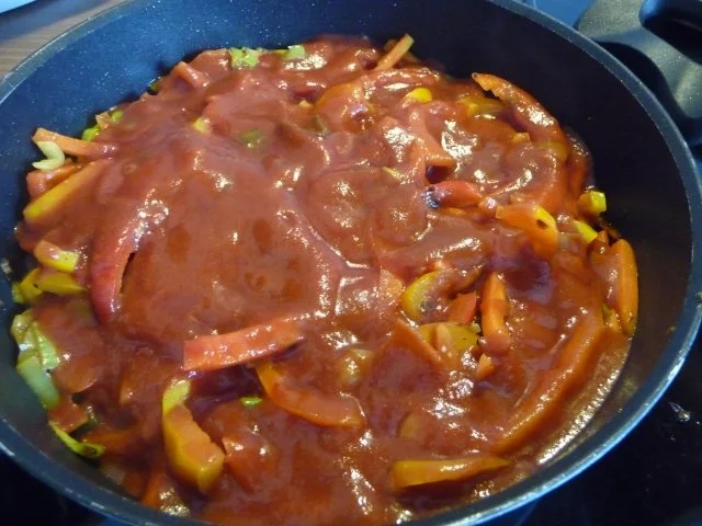 Rezept: Fleischlos : Gemüsepfanne an Naturreis Bild Nr. 7 Fleischlos : Gemüsepfanne an Naturreis - Rezept - Bild Nr. 7