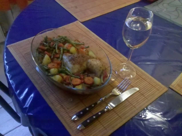 Rezept: Geflügel: Hähnchenschenkel mit Gemüsemix Bild Nr. 8 Geflügel: Hähnchenschenkel mit Gemüsemix - Rezept - Bild Nr. 8