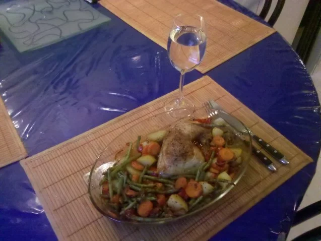 Rezept: Geflügel: Hähnchenschenkel mit Gemüsemix Bild Nr. 9 Geflügel: Hähnchenschenkel mit Gemüsemix - Rezept - Bild Nr. 9