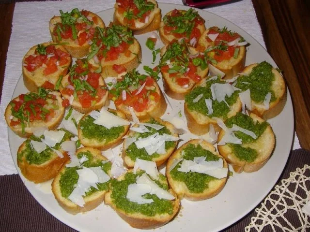 Bruschetta mit Tomaten - Rezept