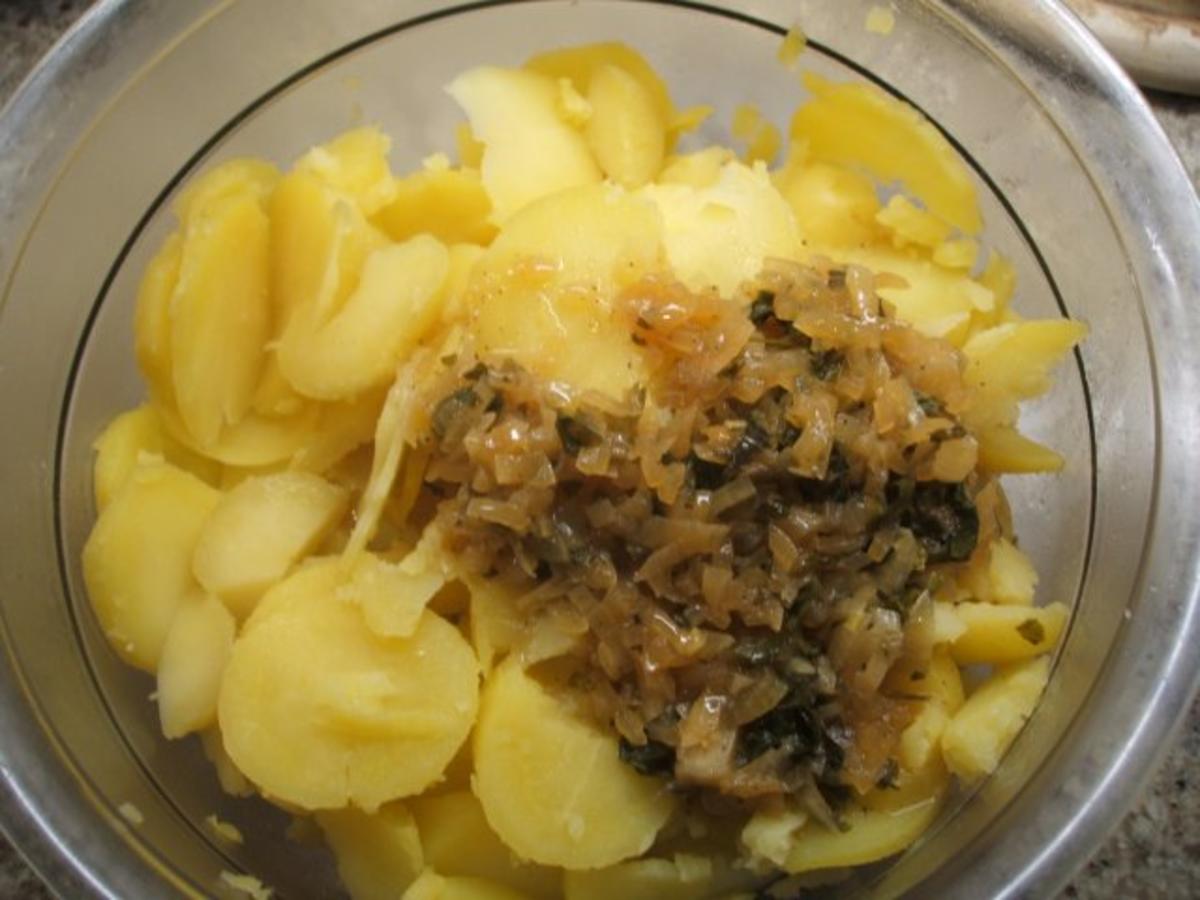 Salate: Fränkischer Kartoffelsalat - Rezept - Bild Nr. 5