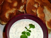 Raita mit Poppadums - Rezept