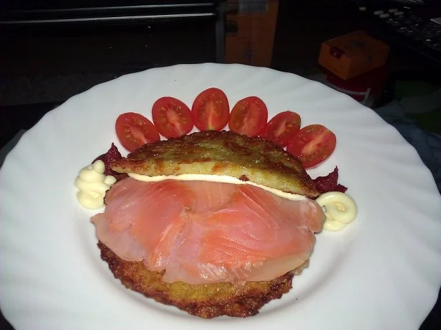 Rezept: Lachsburger Lachsburger - Rezept