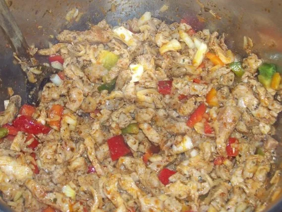 Zwiebel-Gyrossuppe mit Mais und Paprika - Rezept - Bild Nr. 4