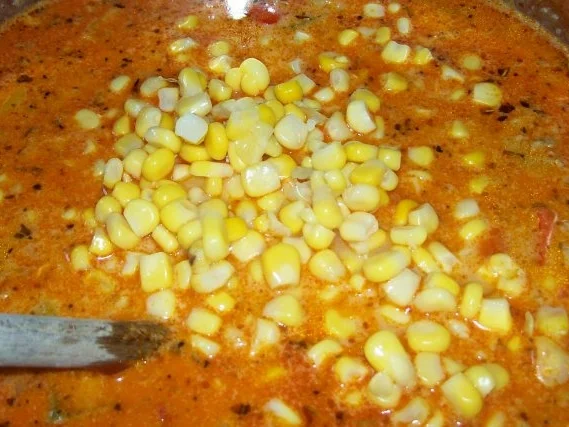 Zwiebel-Gyrossuppe mit Mais und Paprika - Rezept - Bild Nr. 5