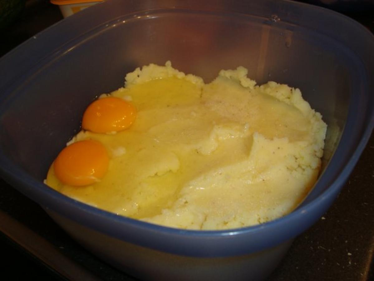 Kartoffelküchlein mit Zwiebelringen - Rezept - Bild Nr. 3