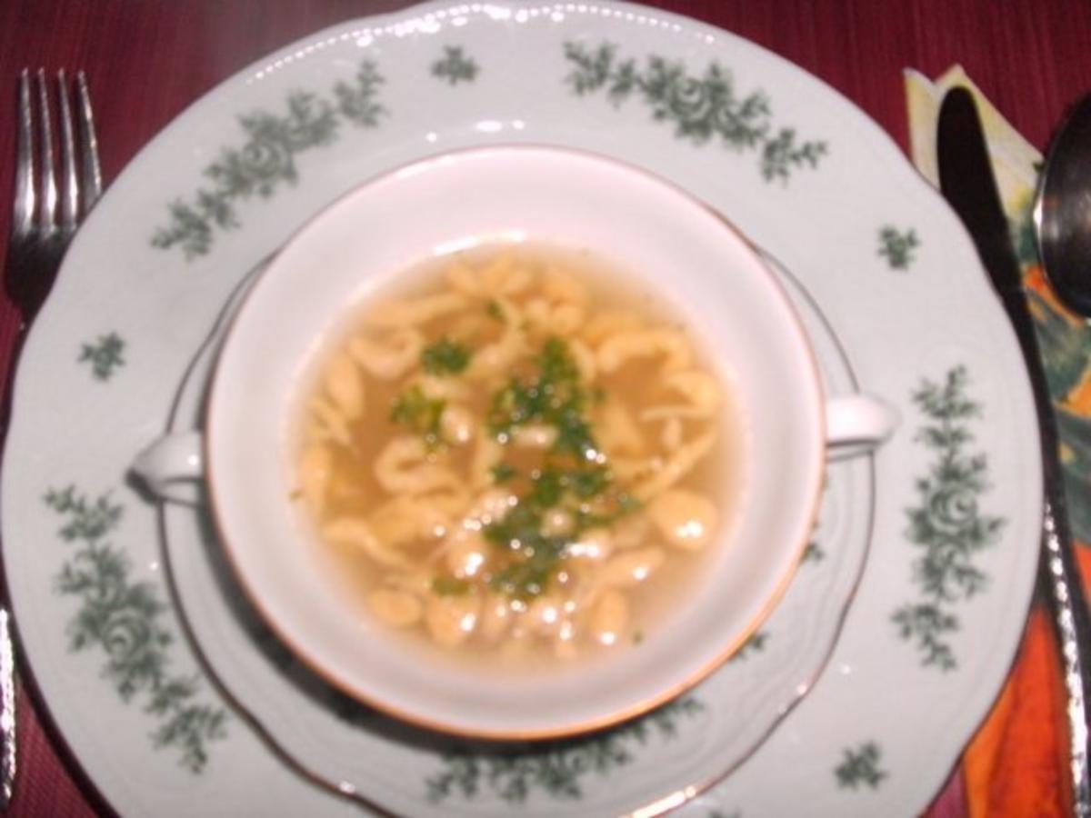Badische Knöpflesuppe - einfach - 20 kcal/100g