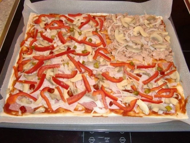 Rezept: Meine Pizza à la Heiko Bild Nr. 6 Meine Pizza à la Heiko - Rezept - Bild Nr. 6