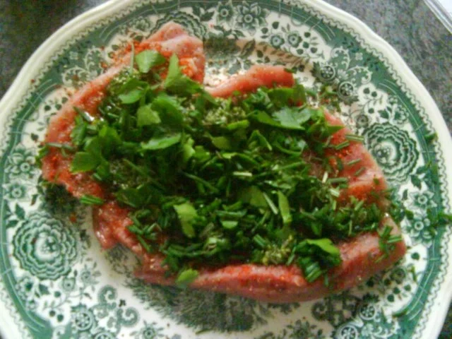Rezept: Mit Kräutern gefülltes Schweinefilet Bild Nr. 5 Mit Kräutern gefülltes Schweinefilet - Rezept - Bild Nr. 5