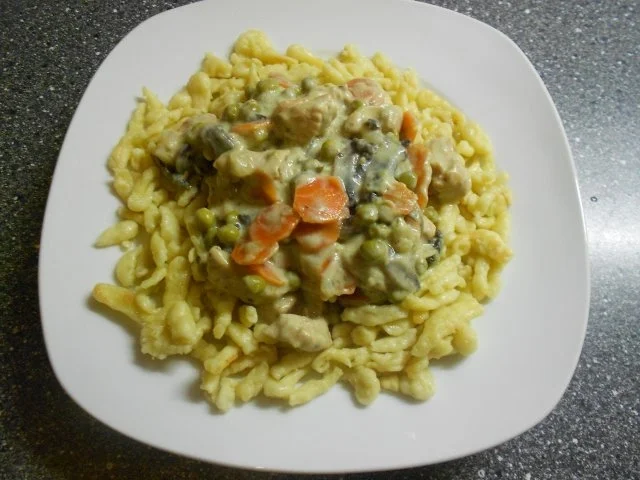 Puten-Champignon Geschnetzeltes - Rezept