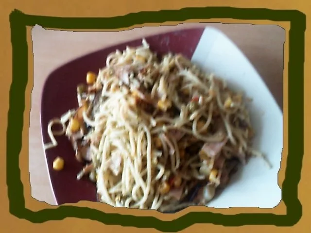 Rezept: Spagettipfanne mit Putenbrust Bild Nr. 5 Spagettipfanne mit Putenbrust - Rezept - Bild Nr. 5